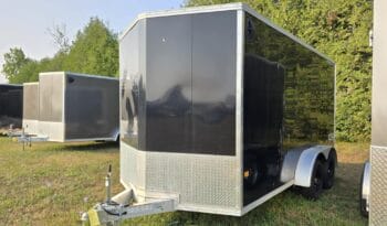 
									7′ x 14′ Alcom Aluminum Enclosed Trailer full								